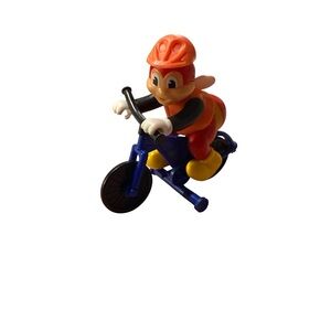 Uber collectible 3.5 inches bee figure with bicycle